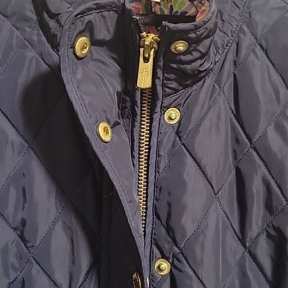 Lilly Pulitzer Quilted Vest - Palm Reader Blake - Picture 4 of 16